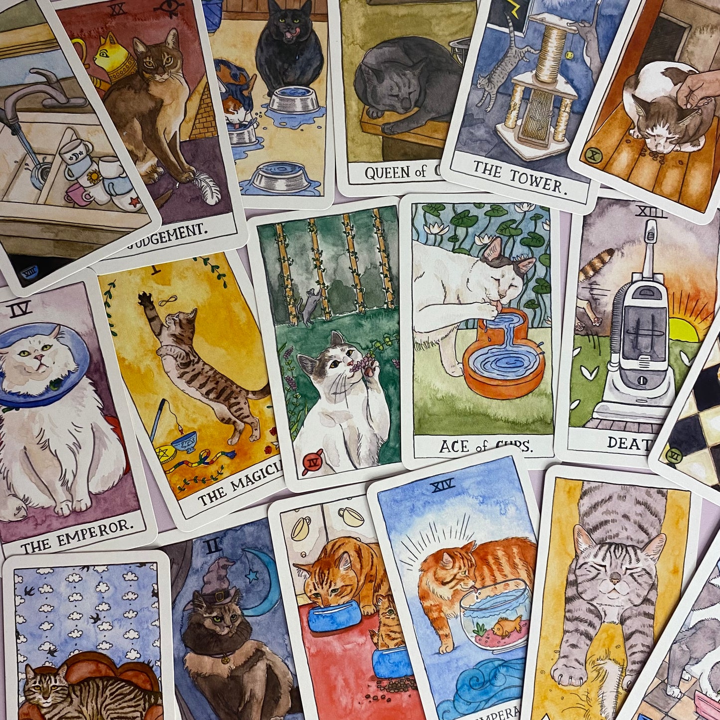 Lectura de tarot multipregunta (videollamada/vídeo)
